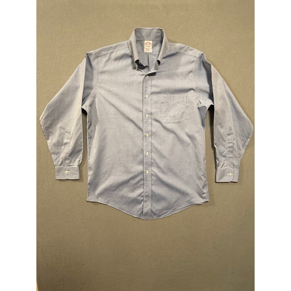 Brooks Brothers Est. 1818 Original Polo Dress Shirt Men 151/2-33 Traditional Fit